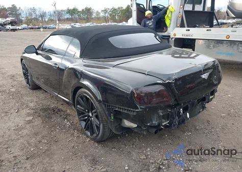 2014 Bentley Continental Gtc Speed from USA, damaged, VIN SCBGC3ZA2EC091087